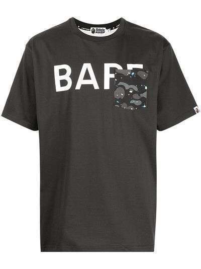 A BATHING APE® футболка Space Camo с карманом
