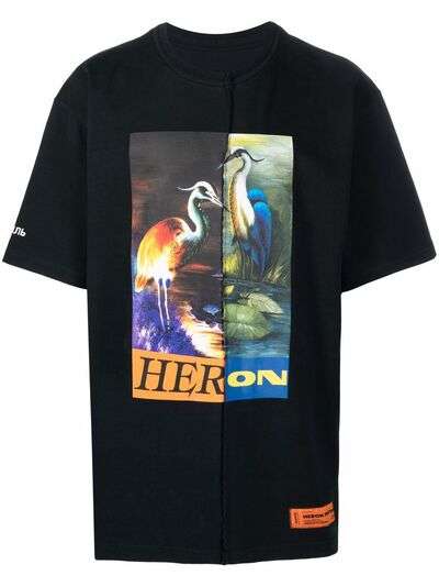 Heron Preston футболка с принтом Split