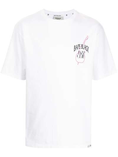 BAPE BLACK *A BATHING APE® футболка с логотипом