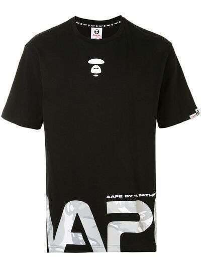 AAPE BY *A BATHING APE® рубашка с логотипом