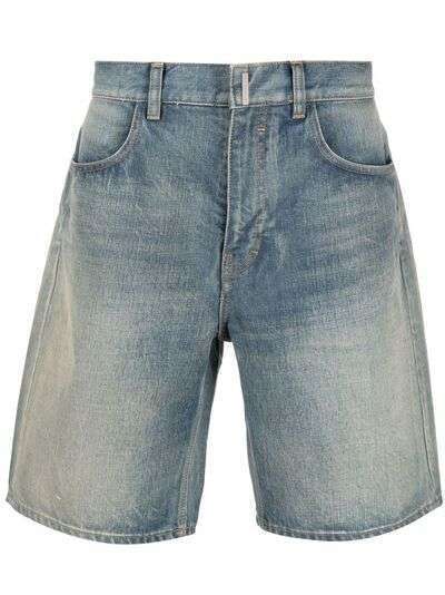 Givenchy джинсовые шорты широкого кроя