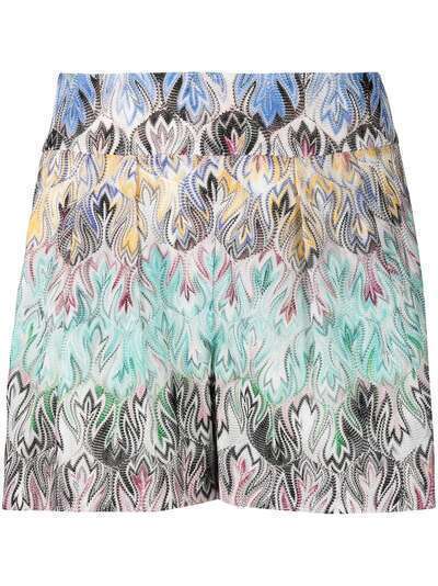 Missoni embroidered finish short shorts