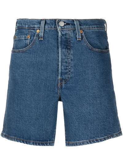 Levi's джинсовые шорты с завышенной талией