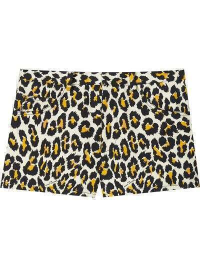 Marc Jacobs шорты с леопардовым принтом