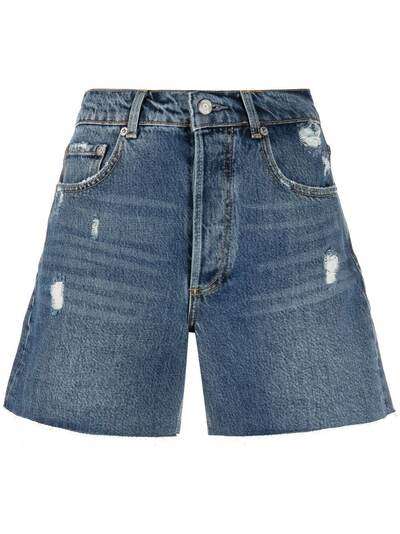 Boyish Jeans джинсовые шорты с эффектом потертости