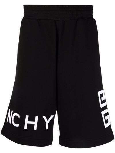 Givenchy спортивные шорты с вышитым логотипом