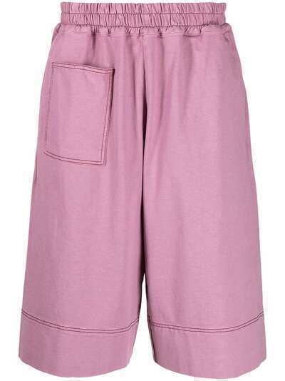 Jil Sander спортивные шорты с карманами