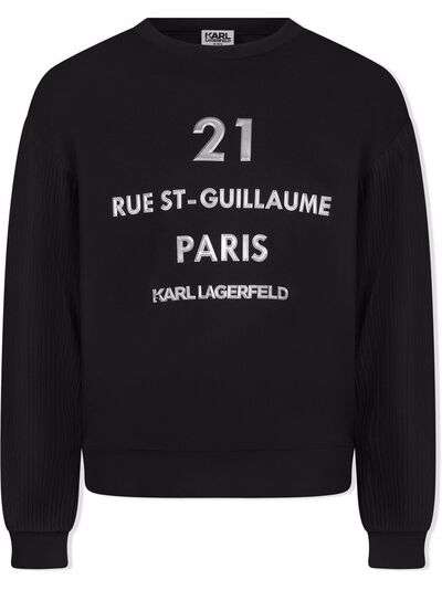 Karl Lagerfeld Kids толстовка Rue St-Guillaume