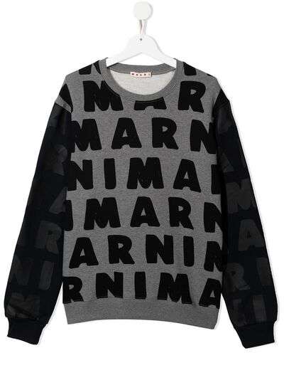 Marni Kids толстовка с графичным принтом