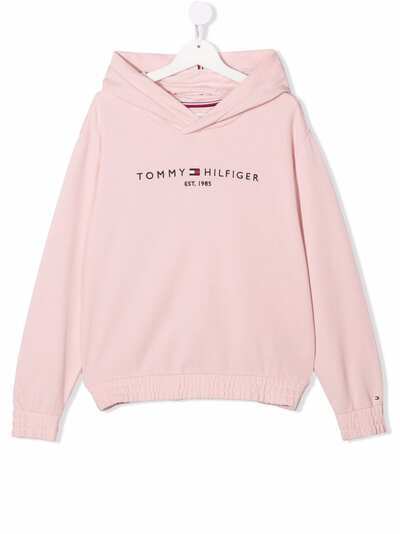 Tommy Hilfiger Junior худи из органического хлопка с логотипом