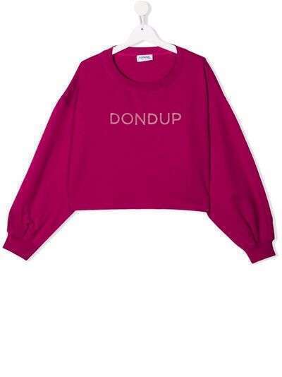 DONDUP KIDS свитер с вышитым логотипом
