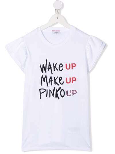 Pinko Kids футболка с надписью