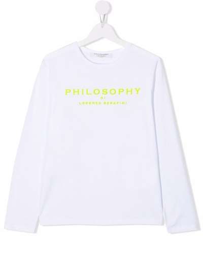 Philosophy Di Lorenzo Serafini Kids футболка с длинными рукавами и логотипом