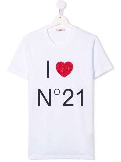 Nº21 Kids футболка I Heart N°21