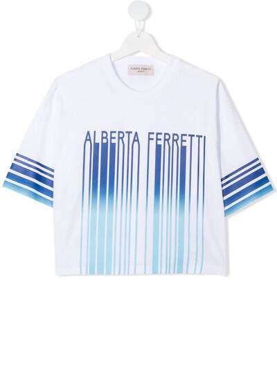 Alberta Ferretti Kids футболка с логотипом