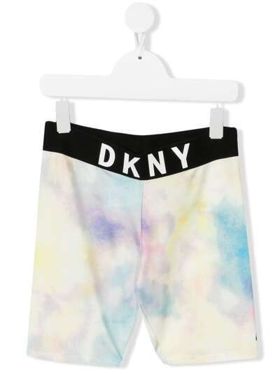 Dkny Kids шорты с принтом тай-дай