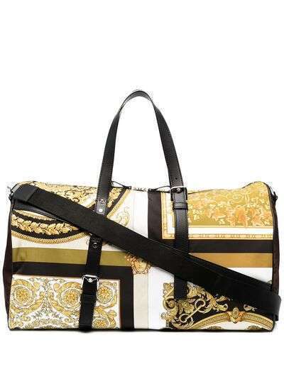 Versace дорожная сумка с принтом Baroque