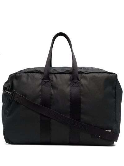 Alexander McQueen большая дорожная сумка с нашивкой-логотипом