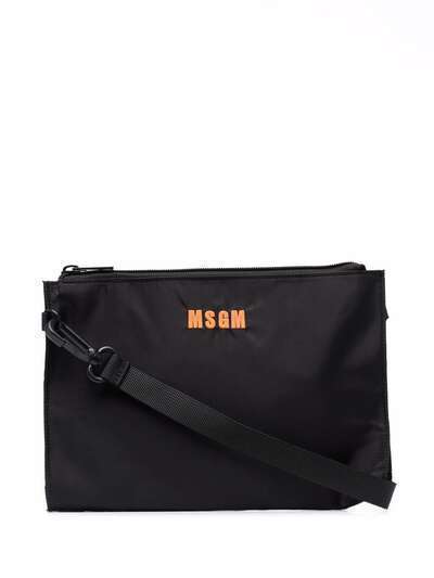 MSGM rope-handle clutch bag