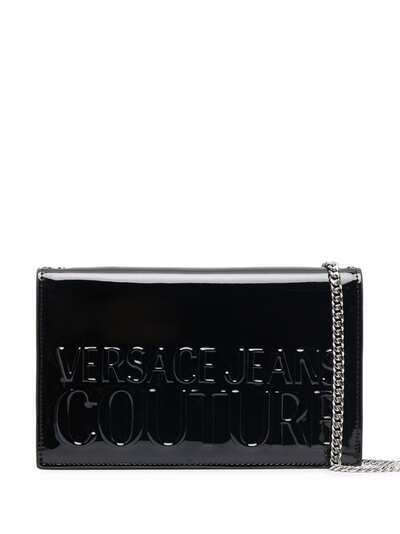 Versace Jeans Couture клатч с тисненым логотипом