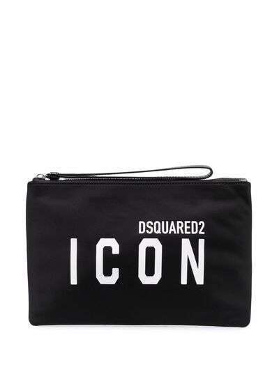 Dsquared2 клатч с логотипом Icon