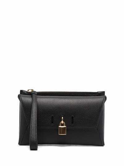 TOM FORD padlock-detail clutch