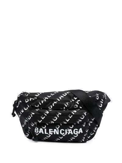 Balenciaga сумка из ткани ECONYL® с логотипом