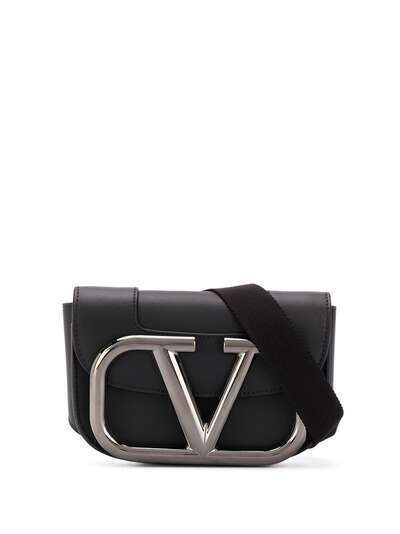 Valentino Garavani маленькая поясная сумка с логотипом VLogo