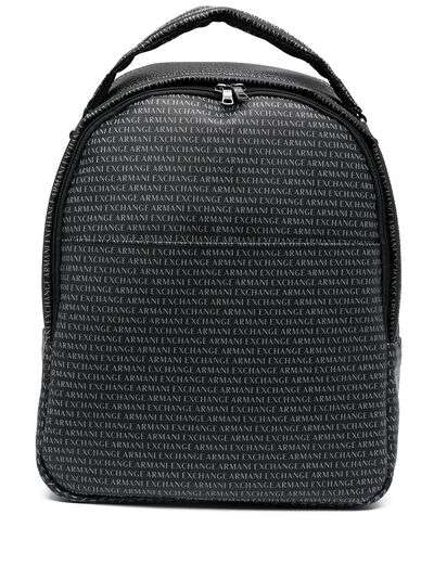 Armani Exchange рюкзак на молнии с логотипом