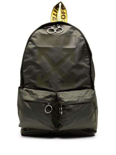 Off-White RUBBER ARROW BACKPACK GREEN GREEN