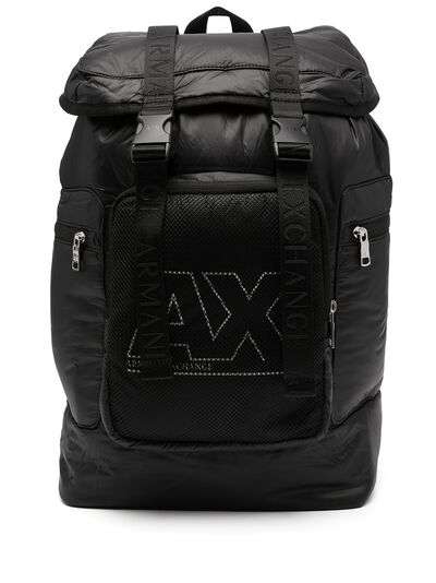 Armani Exchange дутый рюкзак с логотипом