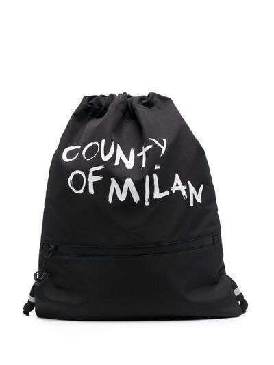 Marcelo Burlon County of Milan рюкзак с кулиской и логотипом