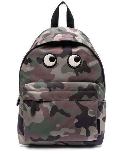Anya Hindmarch Eyes camouflage-print backpack