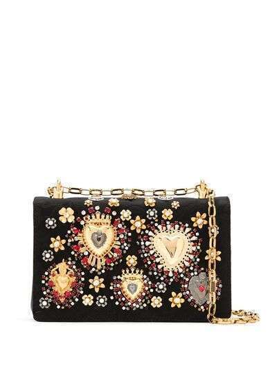 Dolce & Gabbana декорированная сумка на плечо Devotion