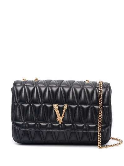 Versace стеганая сумка на плечо Virtus