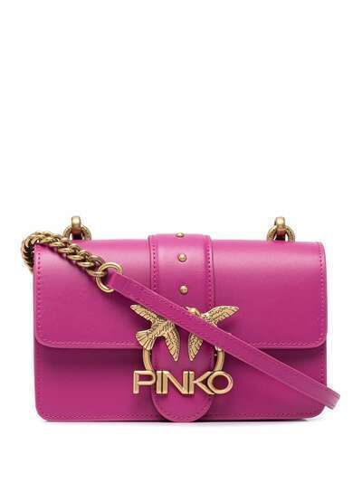 Pinko logo-plaque shoulder bag