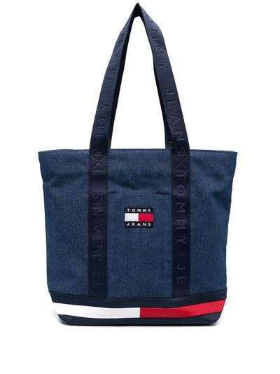 Tommy Hilfiger джинсовая сумка на плечо с нашивкой-логотипом