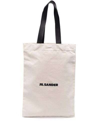 Jil Sander сумка-шопер с логотипом