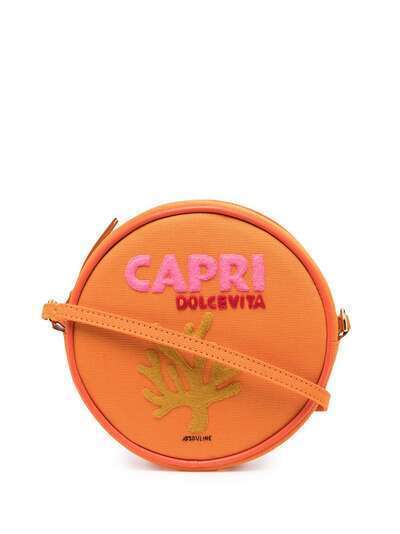 Olympia Le-Tan круглая сумка на плечо Capri