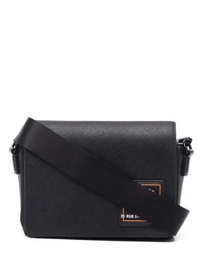 Karl Lagerfeld сумка на плечо из сафьяновой кожи с логотипом