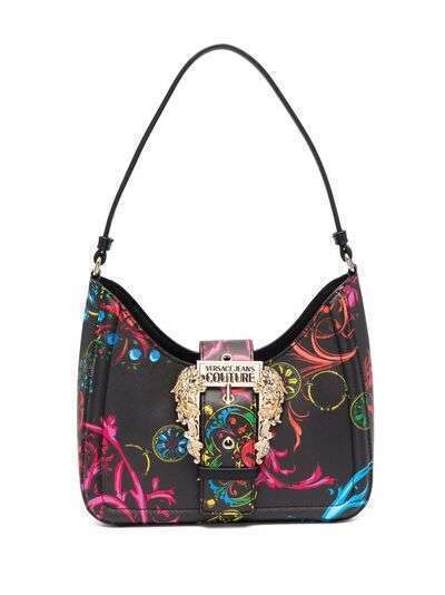 Versace Jeans Couture Buckle printed shoulder bag