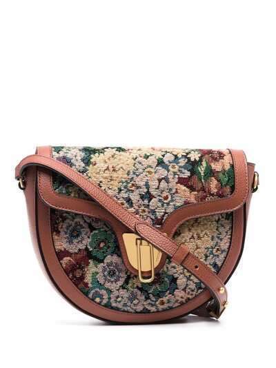 Coccinelle сумка-сэтчел с цветочной вышивкой