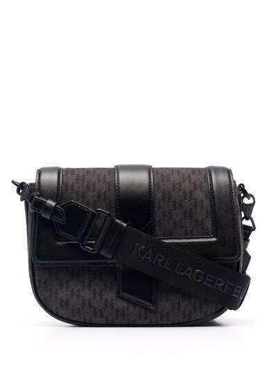 Karl Lagerfeld сумка-сэтчел K/Saddle с монограммой