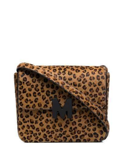 MSGM сумка через плечо с леопардовым принтом