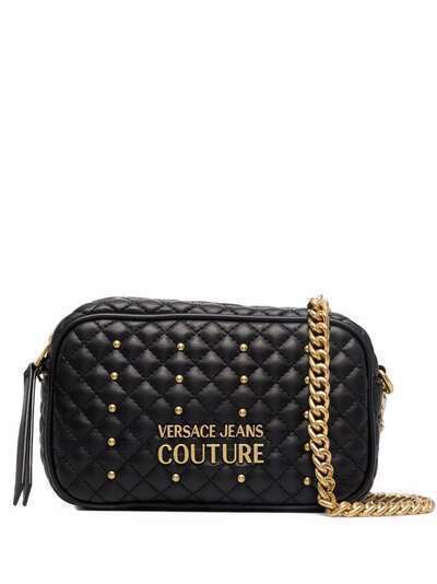 Versace Jeans Couture стеганая сумка через плечо с заклепками