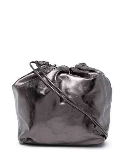 Jil Sander сумка через плечо с эффектом металлик