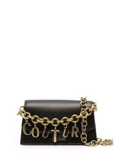 Versace Jeans Couture сумка через плечо с цепочкой и логотипом