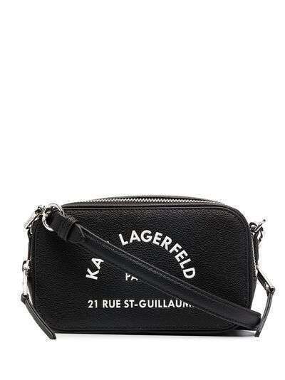 Karl Lagerfeld каркасная сумка Rue St-Guillaume
