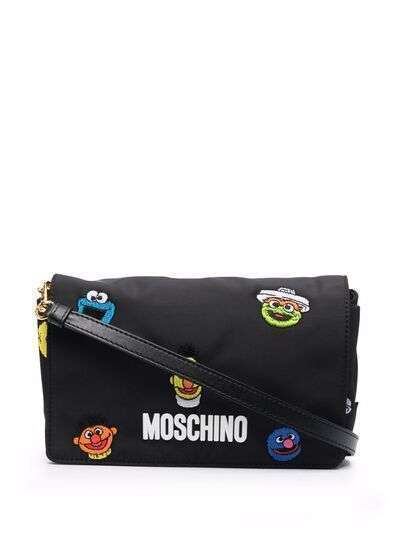 Moschino сумка через плечо с логотипом из коллаборации с Sesame Street