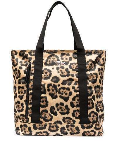L&Jr сумка-тоут с леопардовым принтом и логотипом